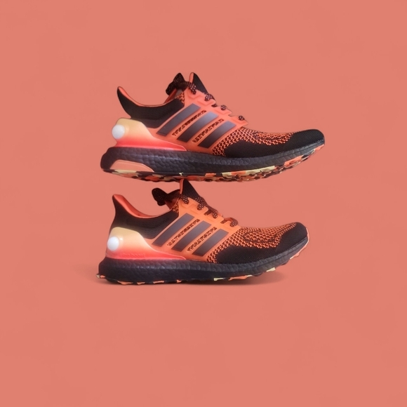 Unisex Adidas UltraBoost Black and Orange Fortnite  Sneakers. Size 10/11 main image 7